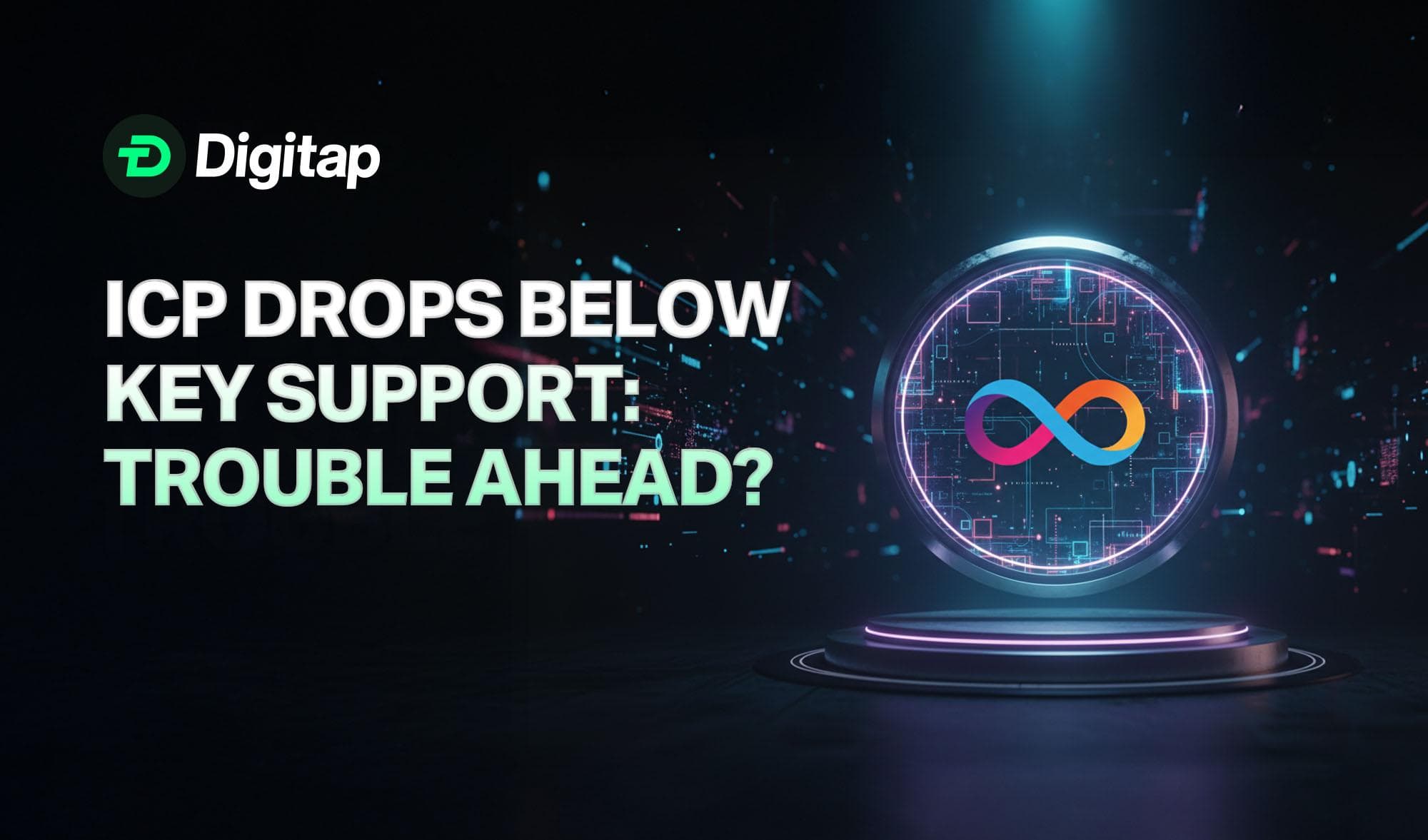 ICP Drops Below Key Support on Heavy Volume — Trouble Ahead for Altcoins?