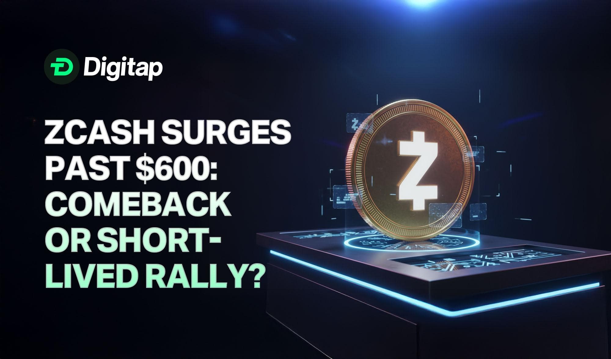 Zcash Surges Past $600, Breaks into the Top 20—A Comeback Story or Just a Short-Lived Rally?