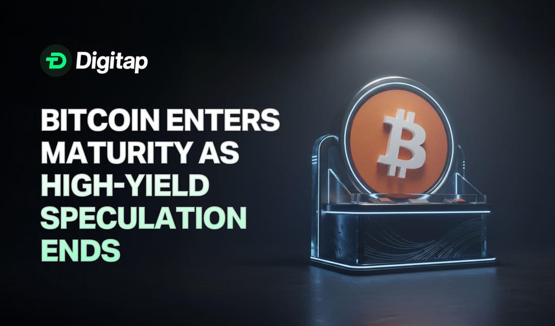 Bitcoin Enters Its Age of Maturity Amid the End of High-Yield Speculation