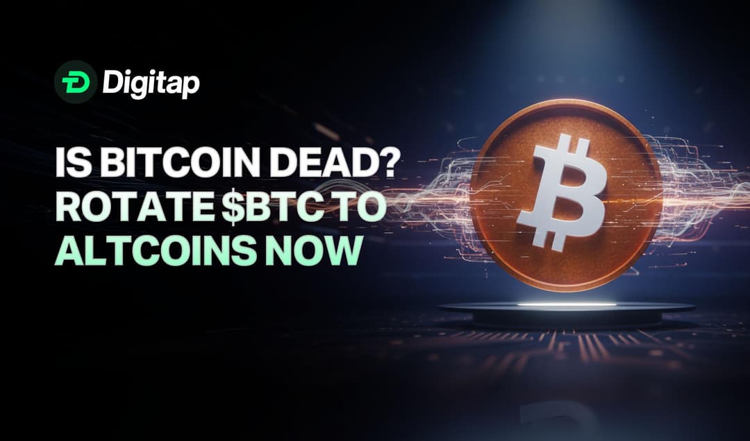 Is Bitcoin Dead? Here&#8217;s Why You Should Look At Rotating $BTC To Altcoins