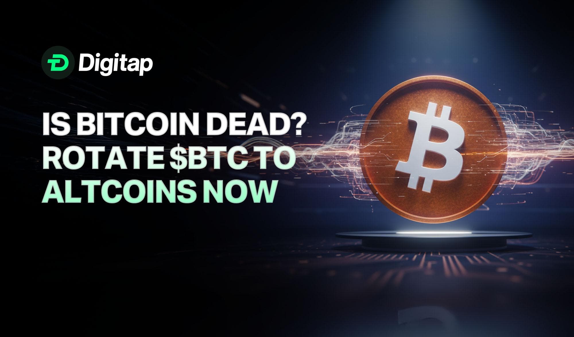 Is Bitcoin Dead? Here's Why You Should Look At Rotating $BTC To Altcoins