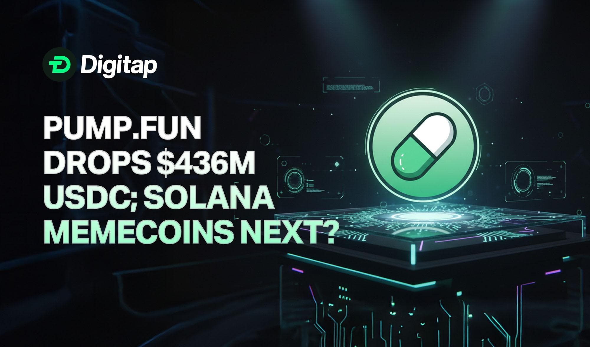 Pump.fun Offloads $436M USDC as Revenue Drops by 50%: What’s Next for Solana Memecoins?