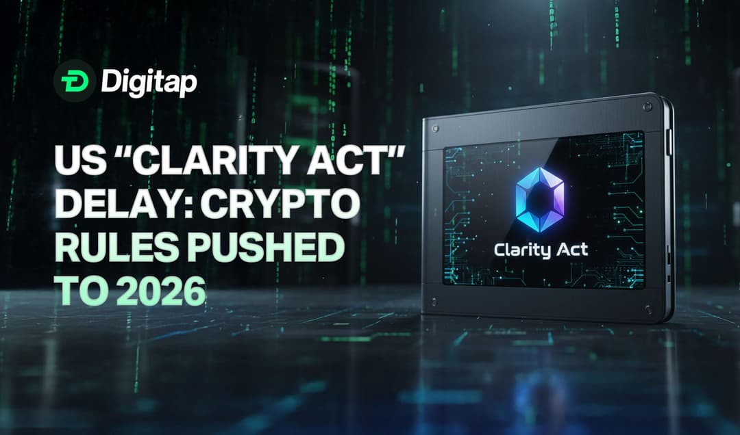 U.S. &#8220;Clarity Act&#8221; Delay Pushes Crypto Rules to 2026: What It Means for the Industry
