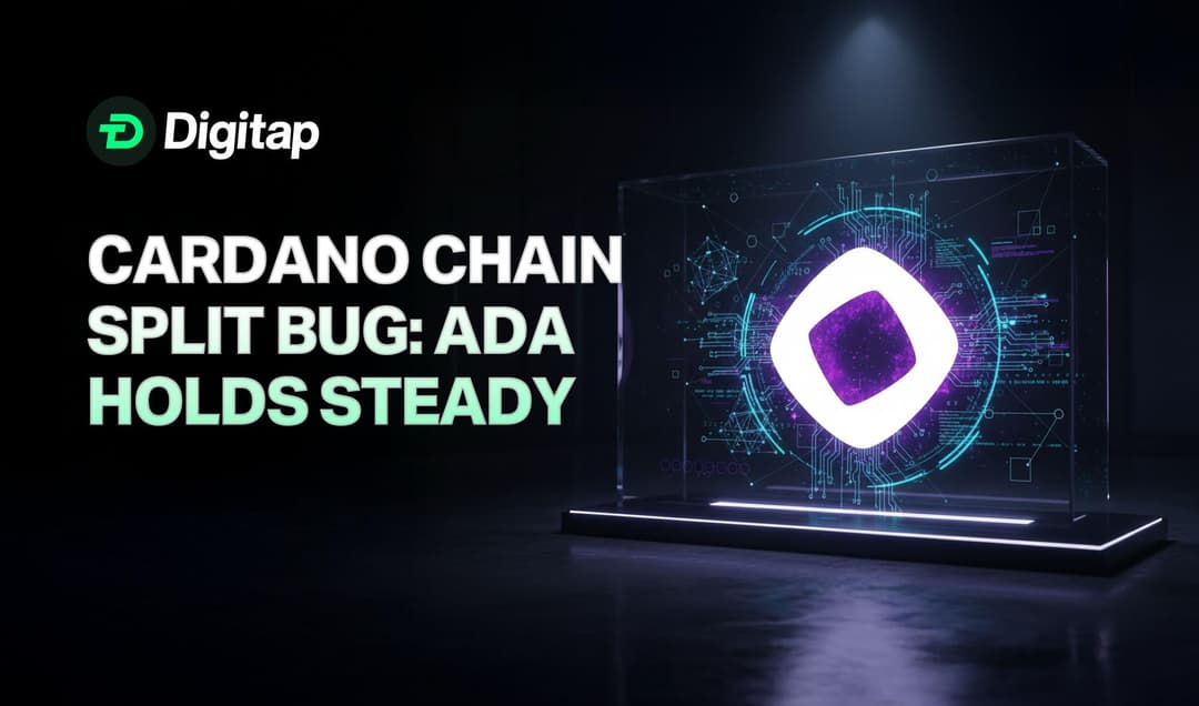 Cardano Faces Brief Chain Split After Code Bug, but ADA Holds Steady
