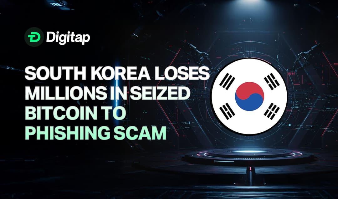 South Korea Loses Millions in Seized Bitcoin to Phishing Scam