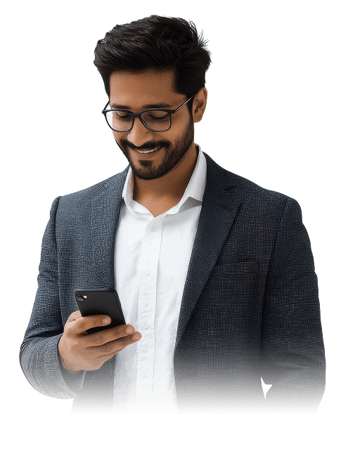 Man holding phone
