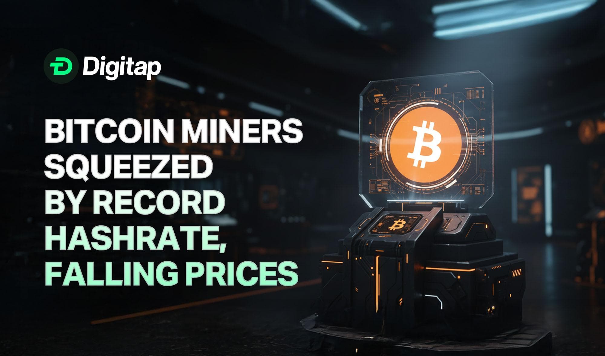 Bitcoin Miners Squeezed as Record Hashrate Collides With Falling Prices