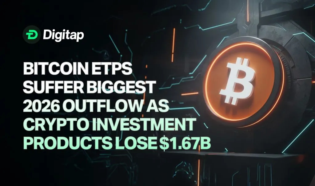 Bitcoin ETPs Suffer Biggest 2026 Outflow as Crypto Investment Products Lose $1.67B
