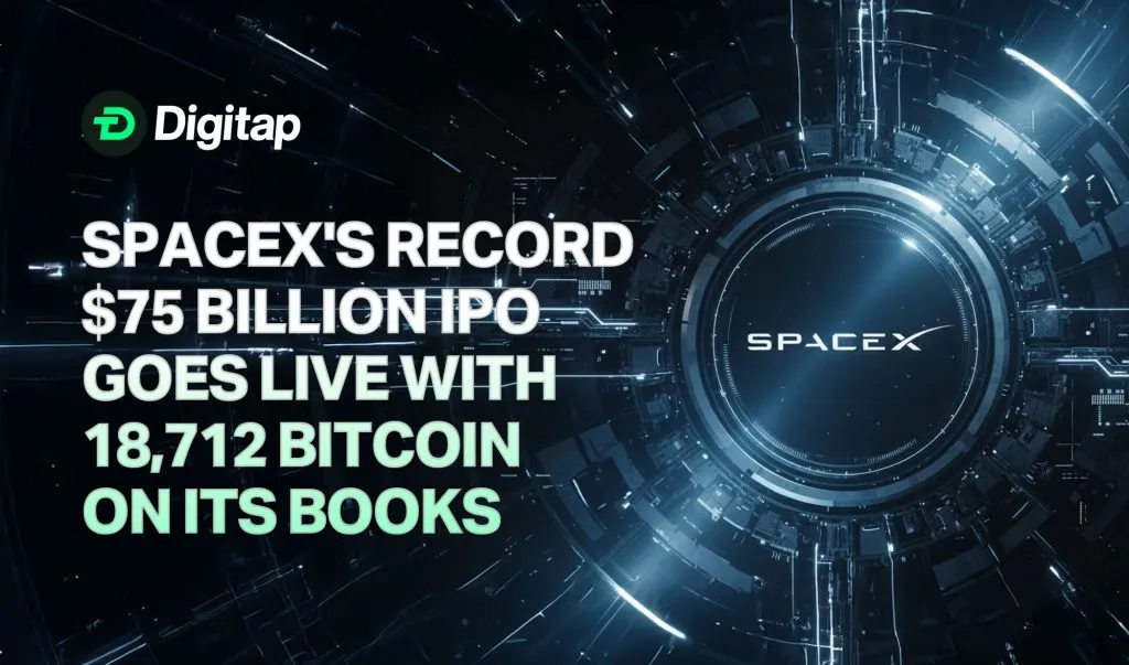 SpaceX’s Record $75 Billion IPO Goes Live With 18,712 Bitcoin on Its Books