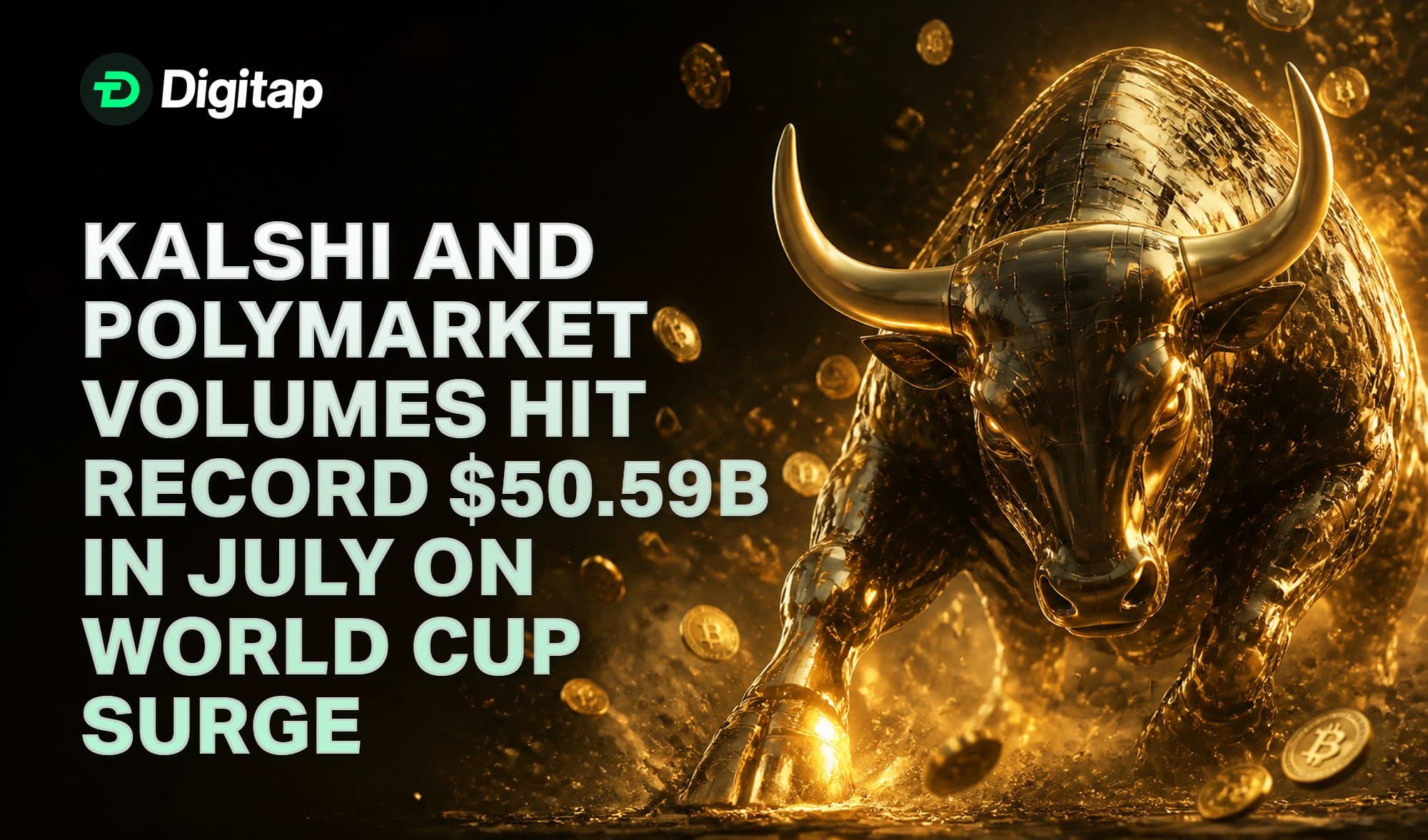 Kalshi and Polymarket Volumes Hit Record $50.59B in July on World Cup Surge