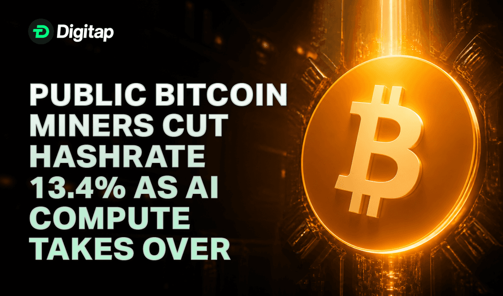 Public Bitcoin Miners Cut Hashrate 13.4% as AI Compute Takes Over