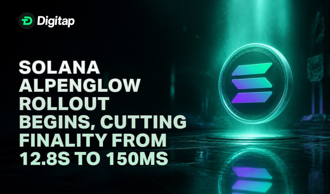 Solana Alpenglow Rollout Begins, Cutting Finality From 12.8s to 150ms