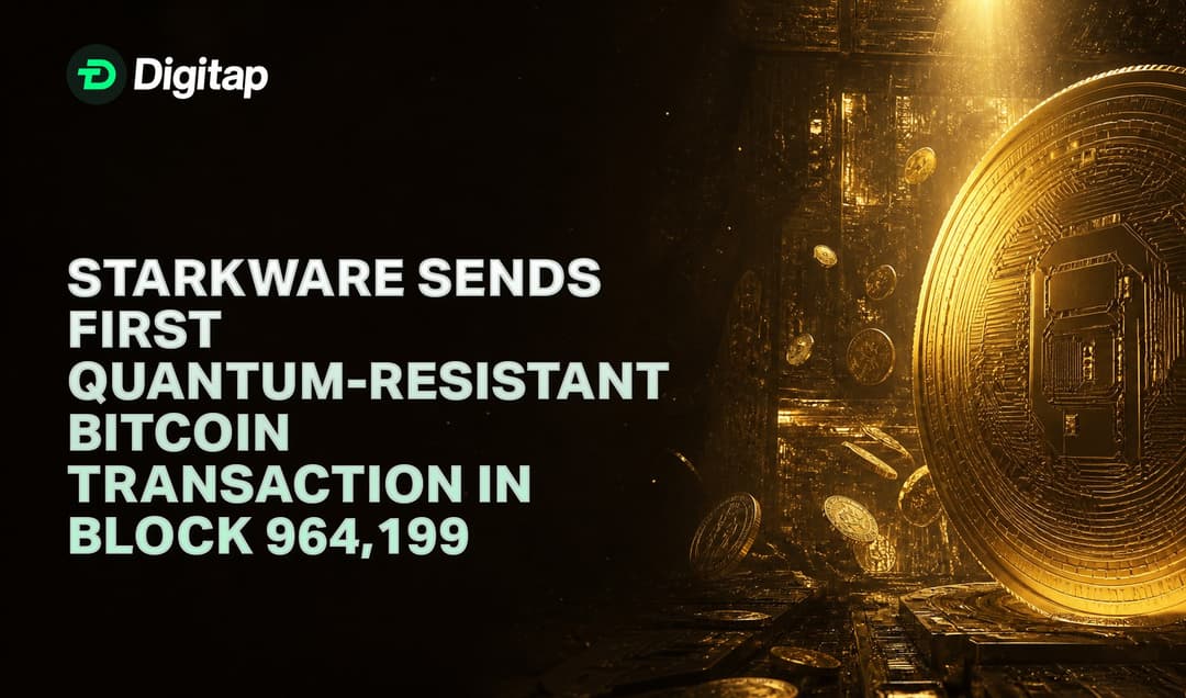 StarkWare Sends First Quantum-Resistant Bitcoin Transaction in Block 964,199