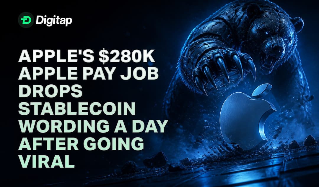 Apple’s $280K Apple Pay Job Drops Stablecoin Wording a Day After Going Viral