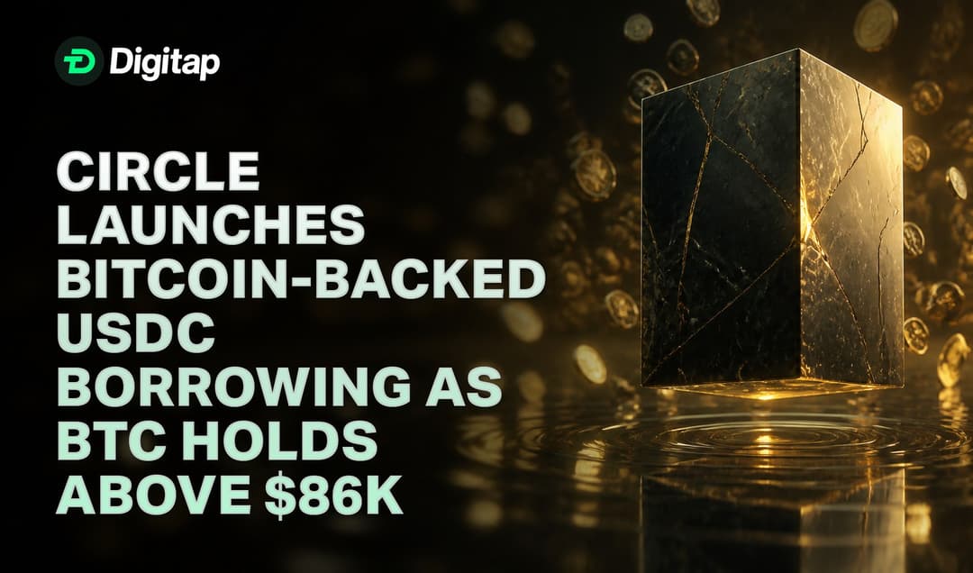 Circle Launches Bitcoin-Backed USDC Borrowing as BTC Holds Above $86K