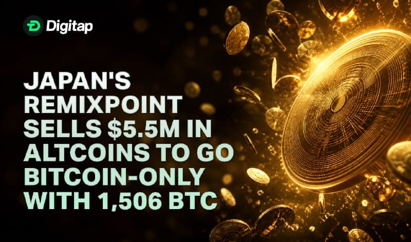 Japan’s Remixpoint Sells $5.5M in Altcoins to Go Bitcoin-Only With 1,506 BTC