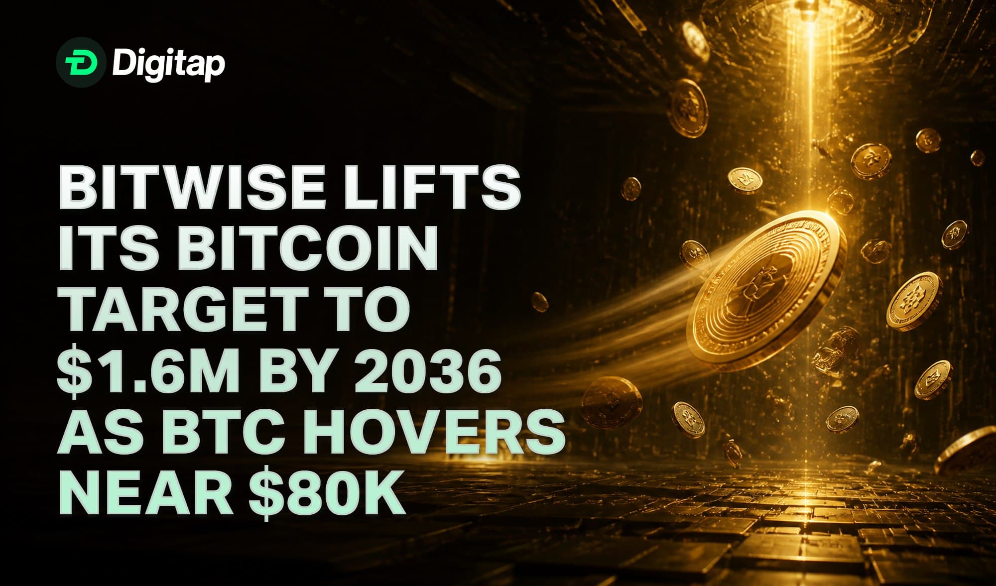 Bitwise Lifts Its Bitcoin Target to $1.6M by 2036 as BTC Hovers Near $80K