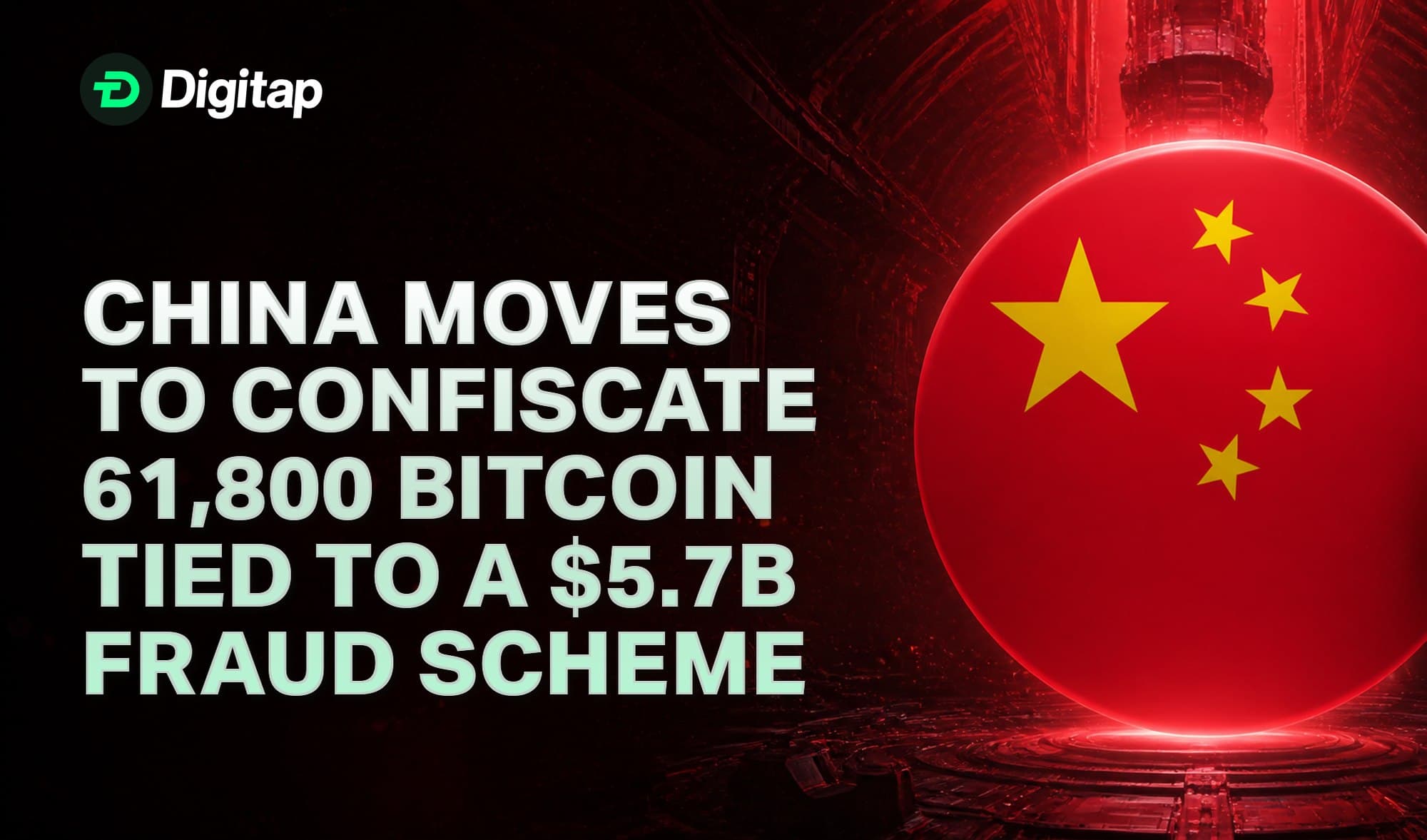 China Moves to Confiscate 61,800 Bitcoin Tied to a $5.7B Fraud Scheme