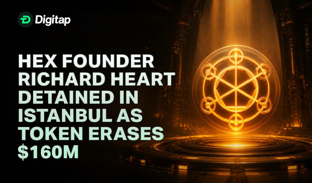 HEX Founder Richard Heart Detained in Istanbul as Token Erases $160M