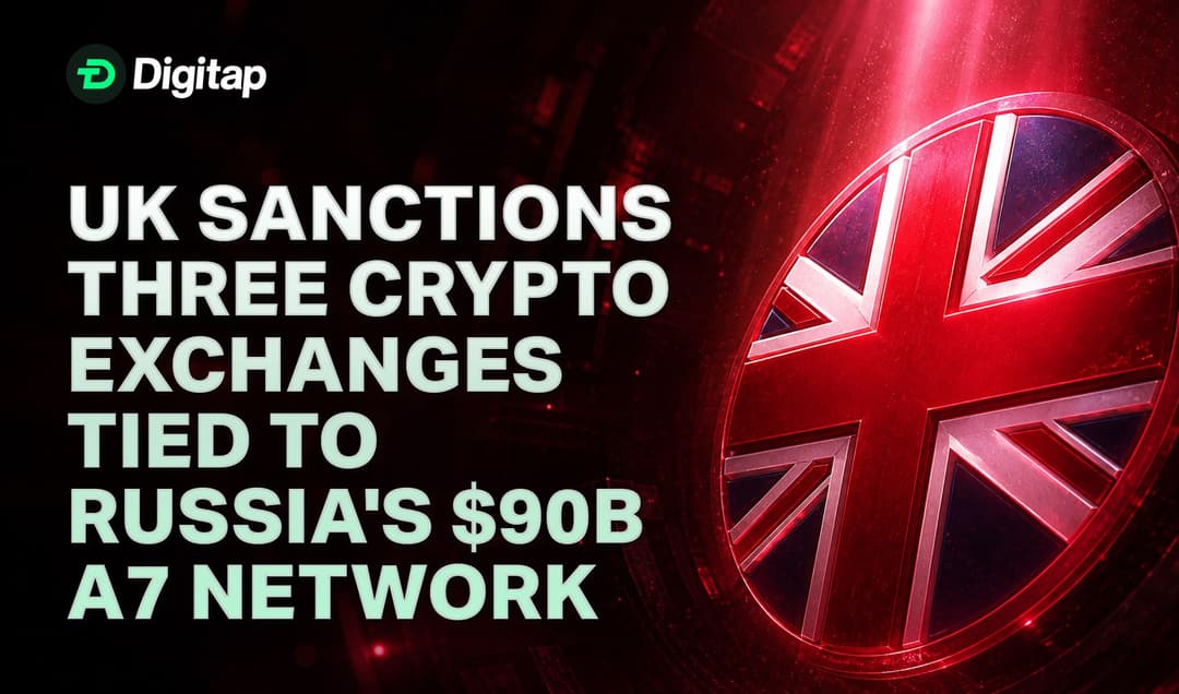 UK Sanctions Three Crypto Exchanges Tied to Russia’s $90B A7 Network