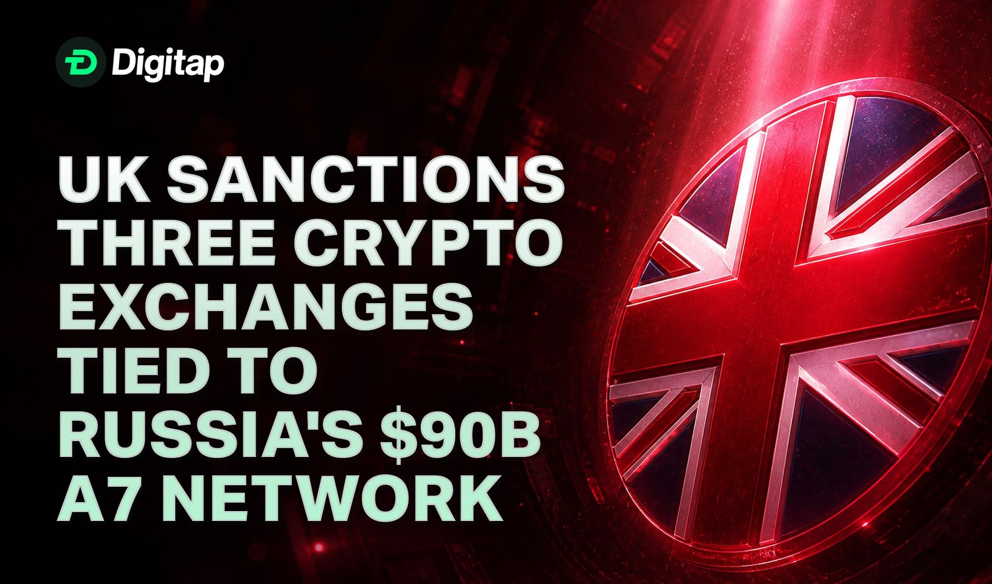 UK Sanctions Three Crypto Exchanges Tied to Russia's $90B A7 Network