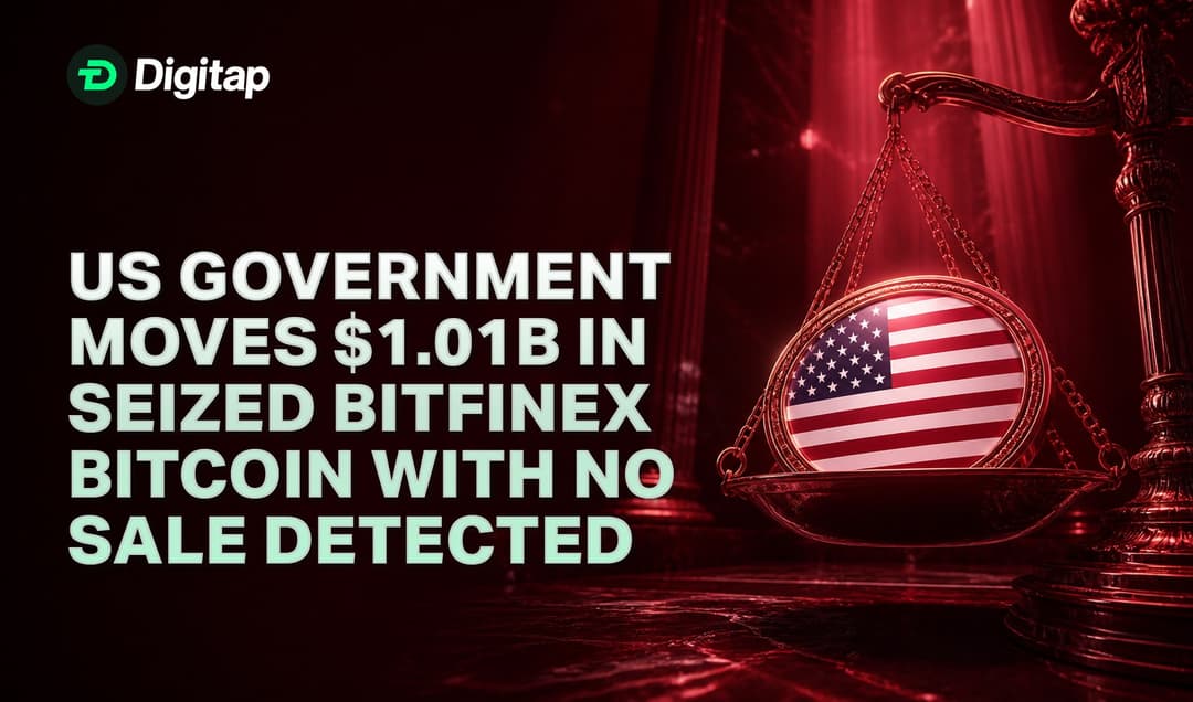 US Government Moves $1.01B in Seized Bitfinex Bitcoin With No Sale Detected